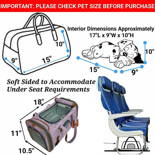 Mr. Peanut's Gold Series Airline Capable Pet Carrier: Rosa