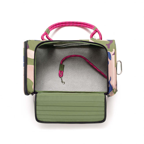 OUT-OF-OFFICE PET CARRIER PRO EDITION: PINK / LARGE - UP TO 25LBS