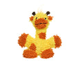 Mighty Jr Microfiber Ball Giraffe, Durable, Squeaky Dog Toy