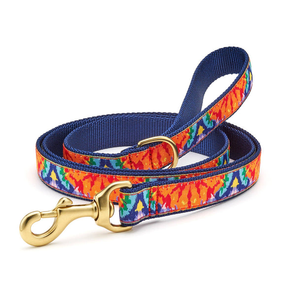 Feelin' Groovy Dog Lead: 5 Feet / Narrow 5/8