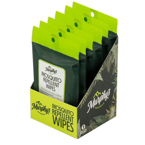 Mosquito Repellent Wipes (10ct) - Display of 6