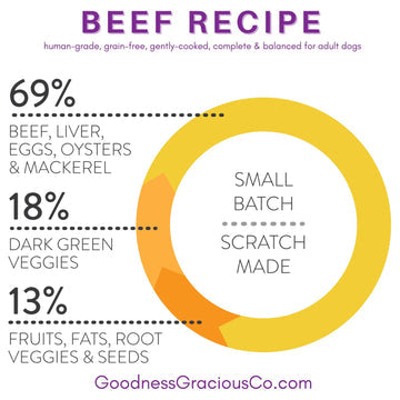 Goodness Gracious Gently Cooked Beef Recipe for Dogs