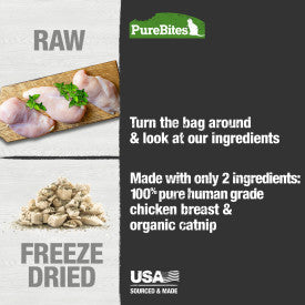 PureBites Chicken & Catnip Freeze Dried Cat Treats