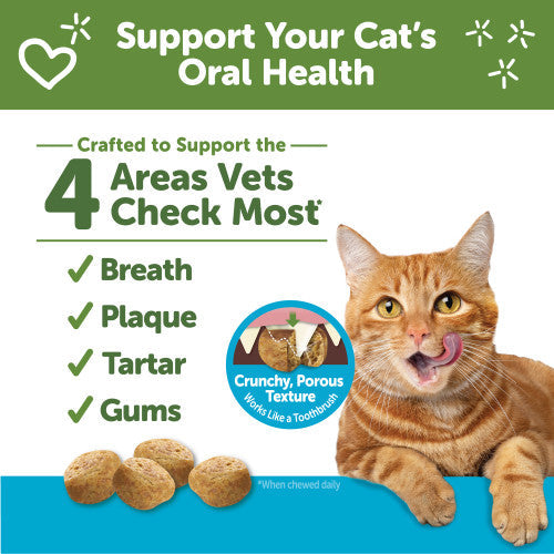 Whimzees Natural Cat Dental Treats Chicken & Tuna Flavor