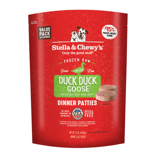 Stella & Chewy's Duck Duck Goose Frozen Raw Patties Dog Food