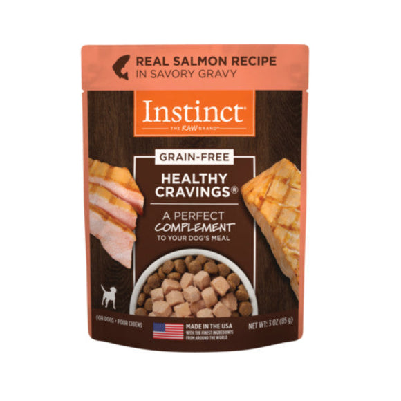 Nature's Variety Instinct Healthy Cravings Salmon Wet Dog Food Topper (3-oz, single)