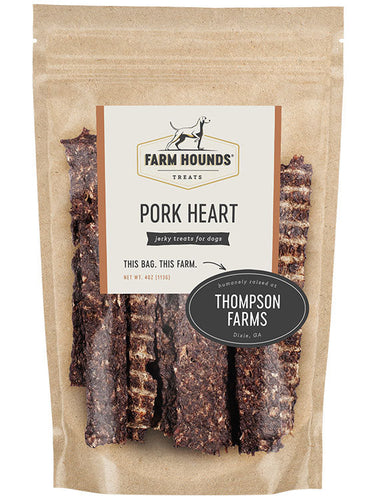 Farm Hounds Pork Heart Dog Treats