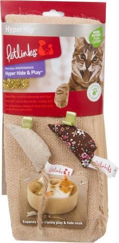 HYPERNIP HIDE & PLAY CRINKLE RING & MICE CAT TOY