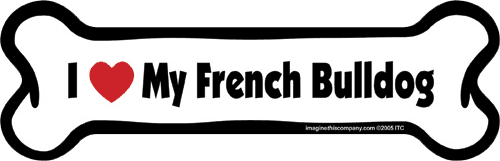 Imagine This French Bulldog Bone Magnet