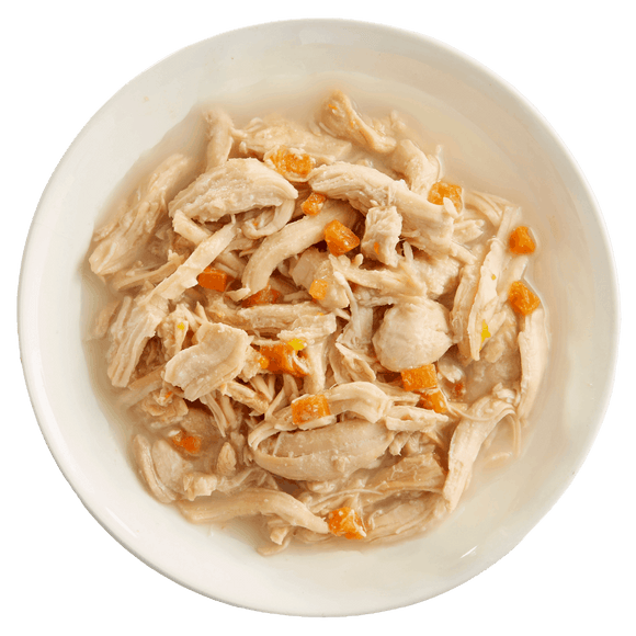 Rawz Hunks In Broth Chicken Breast, Pumpkin & New Zealand Green Mussels Dog Food Recipe