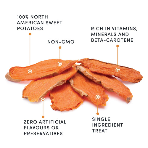 Crumps Naturals Sweet Potato Chews Dog Treats