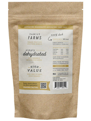 Farm Hounds Duck Jerky Dog Treats