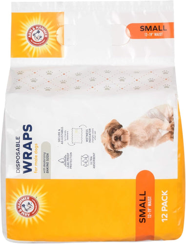 Arm & Hammer Male Dog Wraps Small