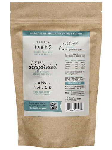 Farm Hounds Duck Gizzard Sticks Dog Treats