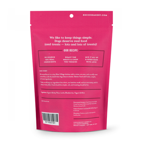 Bocce's Bakery Lamb Roast All Natural Dog Biscuits