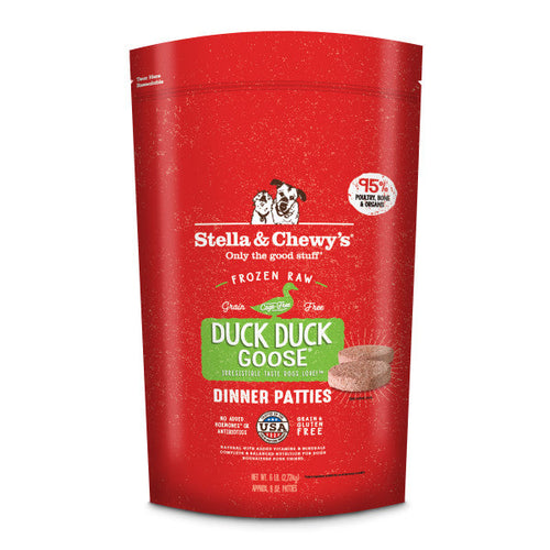 Stella & Chewy's Duck Duck Goose Frozen Raw Patties Dog Food