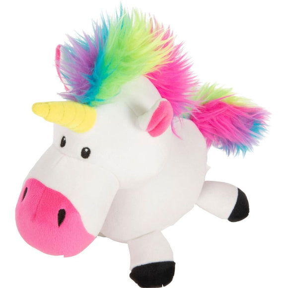 GODOG UNICORNS DURABLE PLUSH DOG TOY