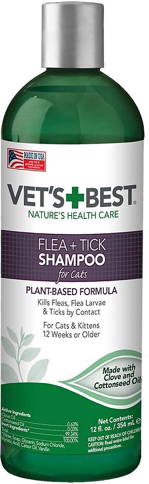 Vet’s Best Flea + Tick Shampoo Cat