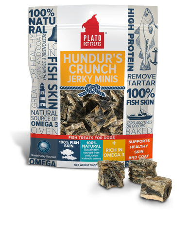 Plato Hundur’s Crunch Jerky Minis Fish Dog Treats