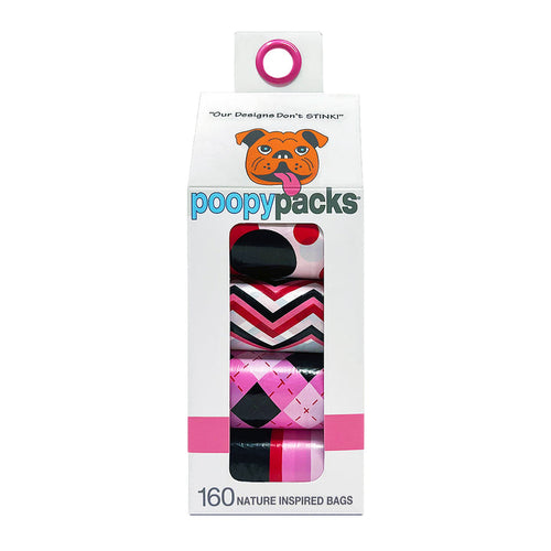 Metro Paws Poopy Packs® for Dogs (8 Packs - 160 Count Orange)