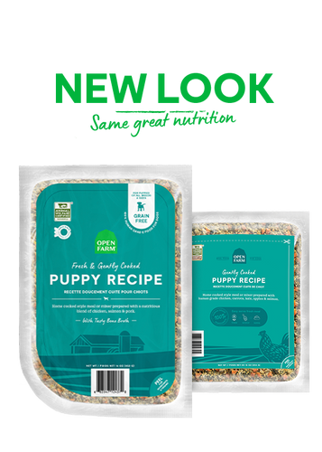 Open Farm Puppy Gently Cooked Recipe Frozen Dog Food