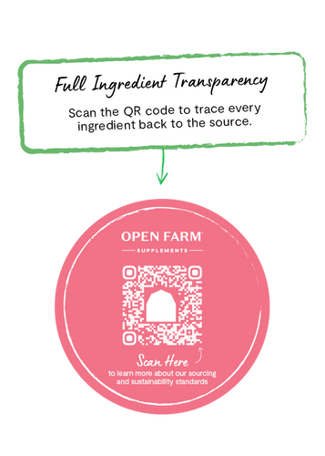 Open Farm Skin & Coat Supplement Chews for Dogs