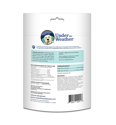 Under The Weather Probiotic Dog