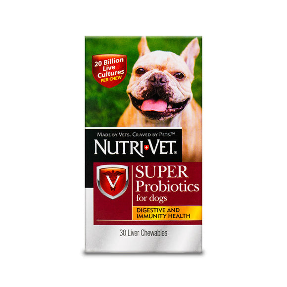 Nutri-Vet Super Probiotics Chewable Tablets