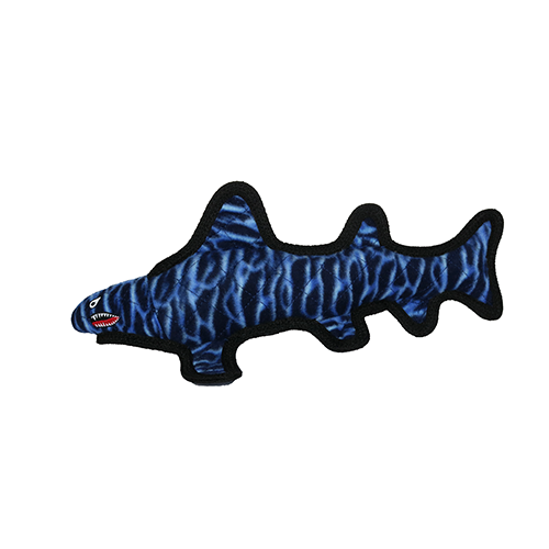 Tuffy Ocean Creature Shark Durable Dog Toy (Blue)