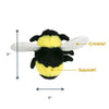 Tall Tails Bee with Squeaker Dog Toy (5