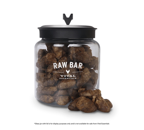 Vital Essentials Raw Bar Freeze Dried Raw Duck Hearts Dog & Cat Snack